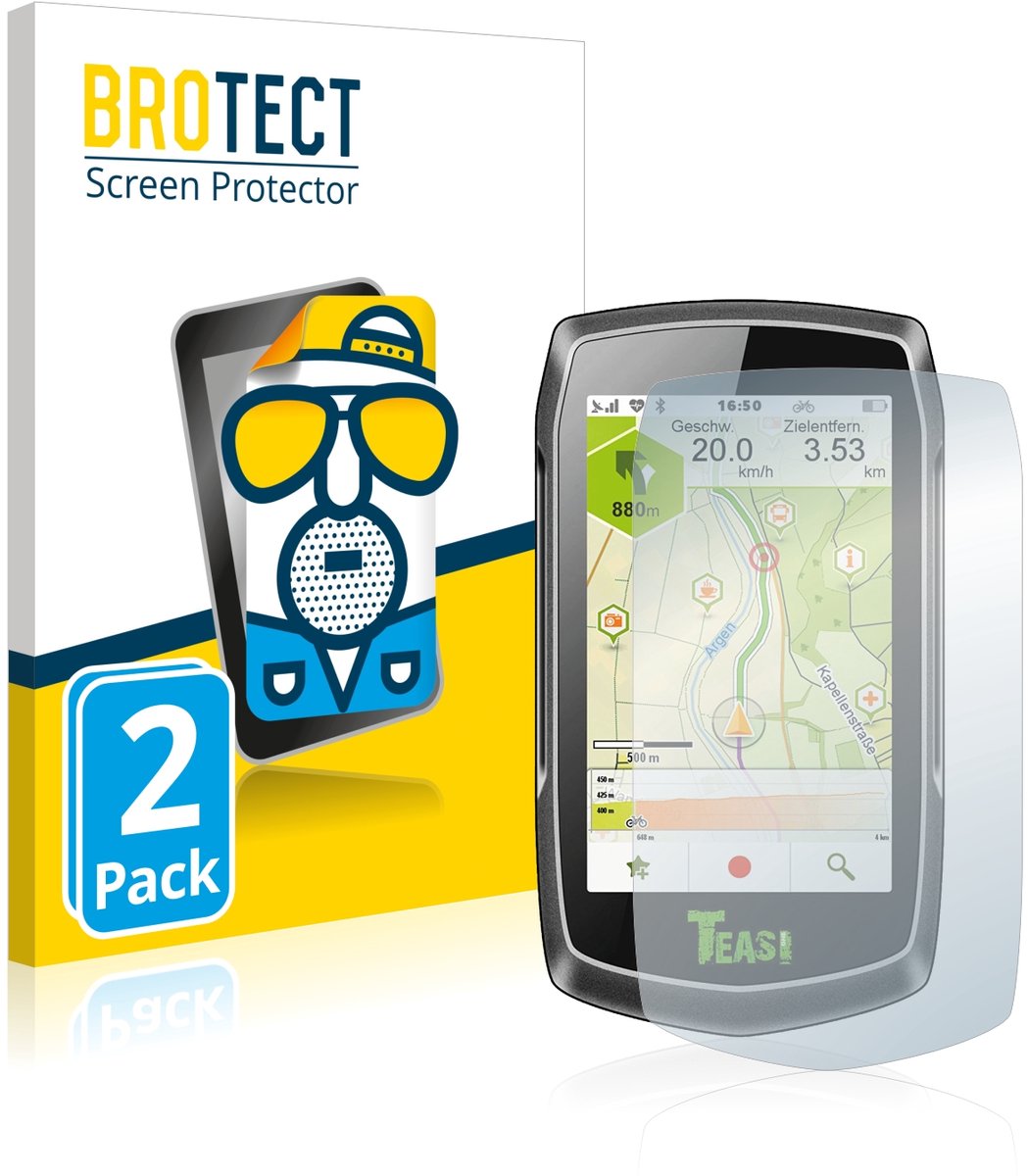 BROTECT - Screenprotector voor A-Rival Teasi One3 - Folie Beschermfolie matte 2 Stuks