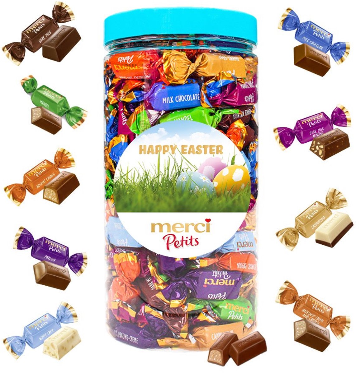 merci Petits chocolade - "Happy Easter" - 700g