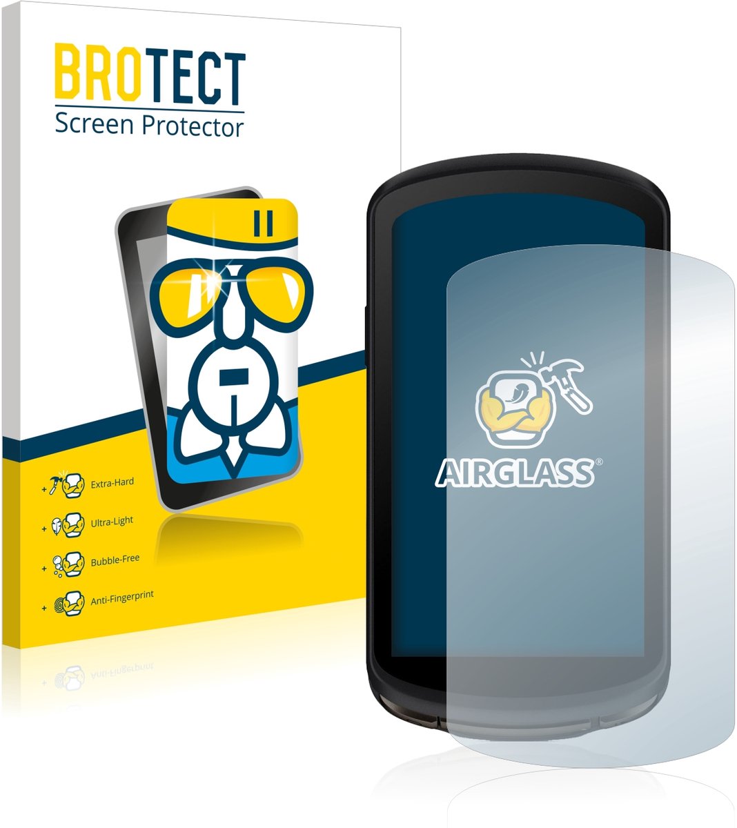 Screenprotector voor Garmin Edge 1040 Solar Beschermglas transparant
