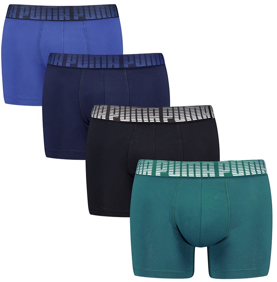 PUMA heren 4P boxers gradient striped multi