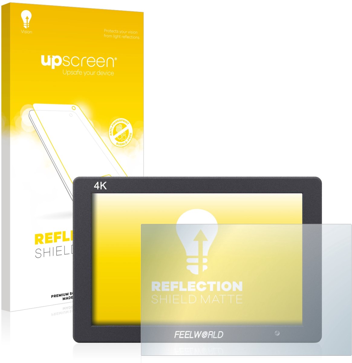 upscreen - Screenprotector voor Feelworld T7 7" - Folie Beschermfolie anti glare matte