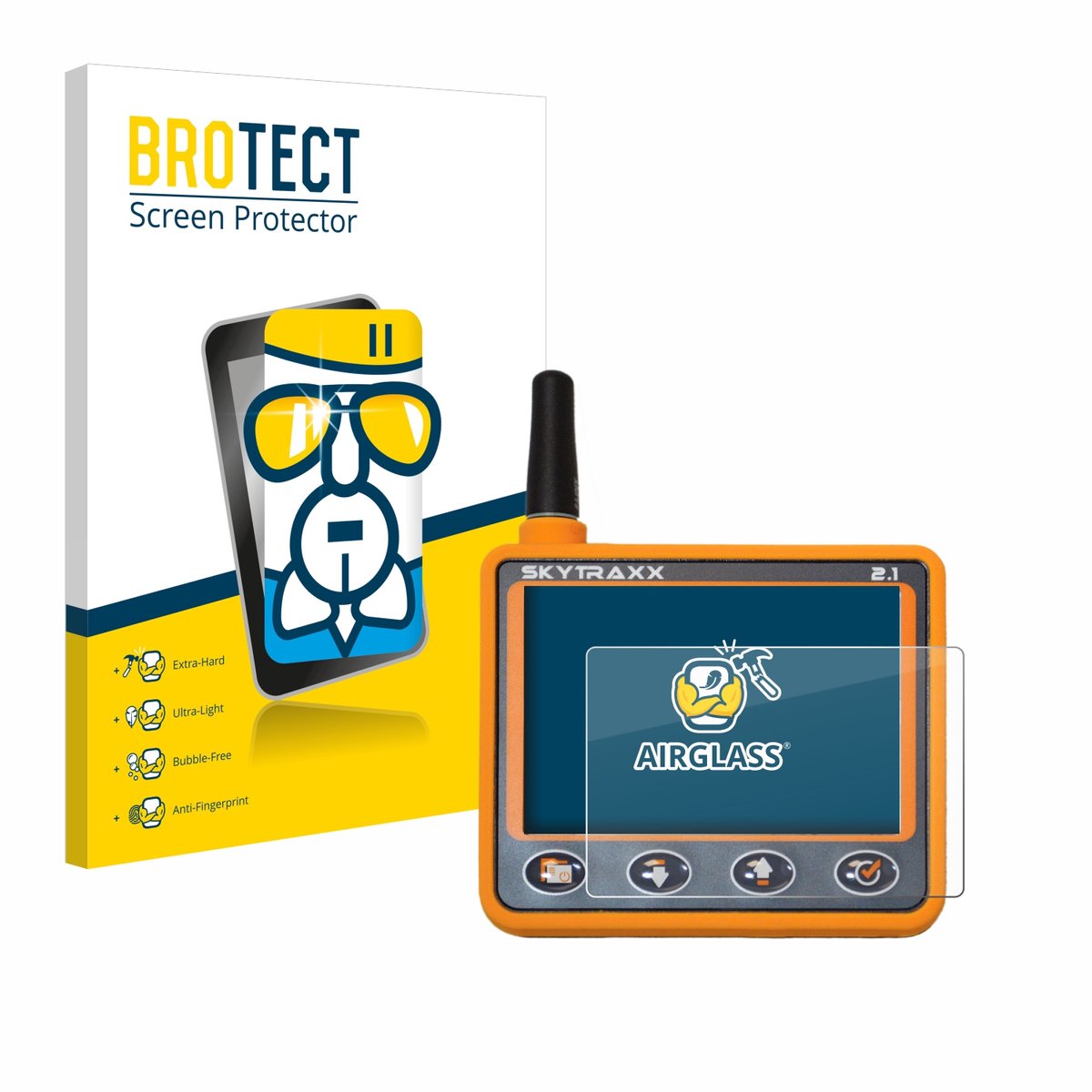 Screenprotector voor Skytraxx 2.1 Vario Beschermglas transparant