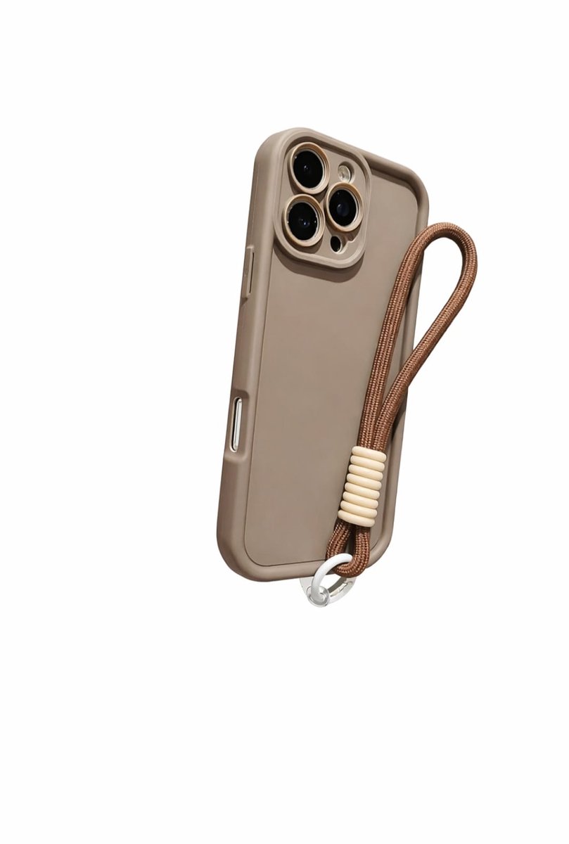 S25 Ultra Telefoonhoes - Bruin - Siliconen Back Cover - Polskoord - Geschikt voor Samsung Galaxy S25 Ultra