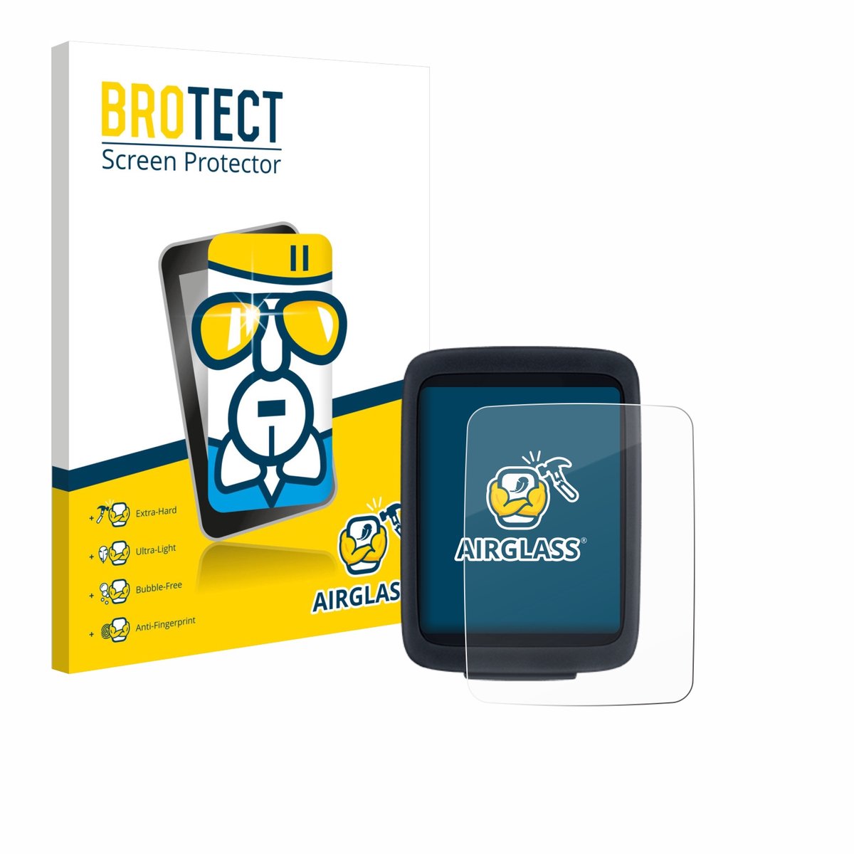 Screenprotector voor Sigma BC 10.0 WR Beschermglas transparant