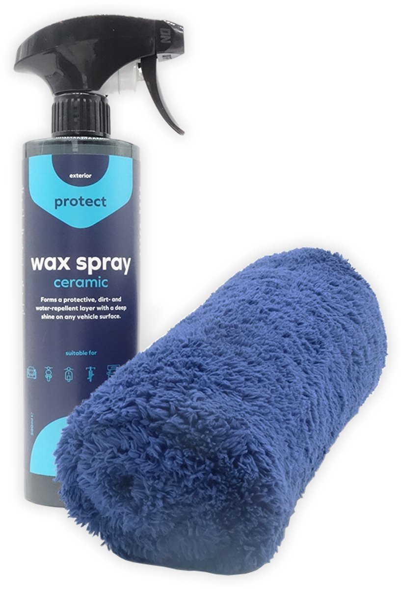 Ceramic Wax Spray Package | Keramisch Waxpakket voor auto | Autowax Spray Pakket | Spraywax | Langdurige Glans & Bescherming