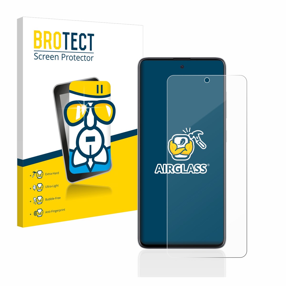 Screenprotector voor Samsung Galaxy A51 Beschermglas transparant