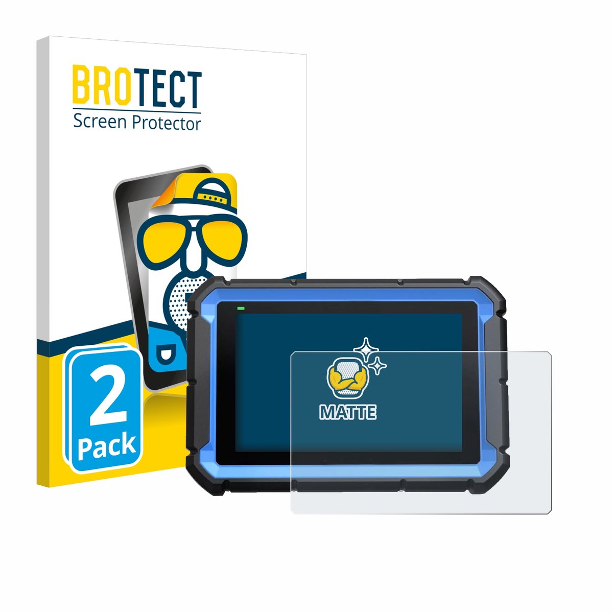BROTECT - Screenprotector voor Topdon ArtiDiag Pro - Folie Beschermfolie matte 2 Stuks