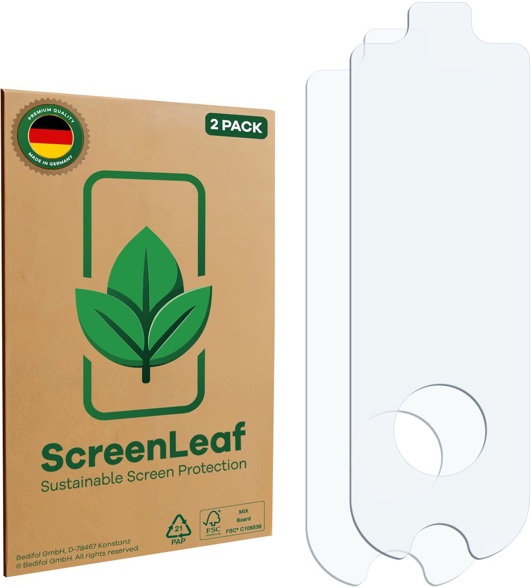 ScreenLeaf - Screenprotector voor Segway Ninebot KickScooter MAX G2D - Duurzame schermbescherming Folie Beschermfolie transparant 2 Stuks – foto 8