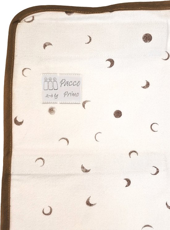 Pacco Primo (2-4 kg), wit met maan print van Merkloos — afbeelding 2