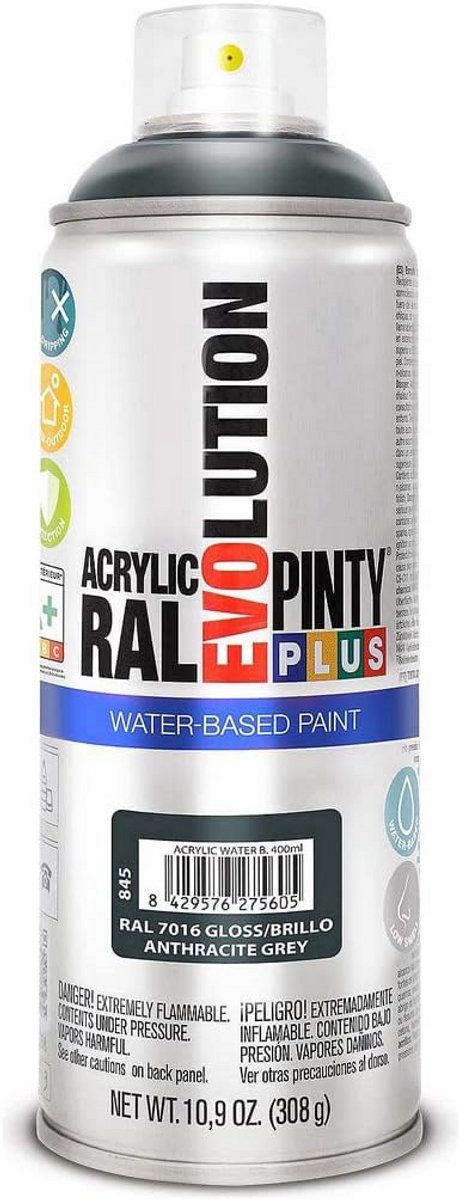 Spuitverf op Waterbasis Antraciet Grijs RAL 7016 - Snelle Droging en Lage Geur