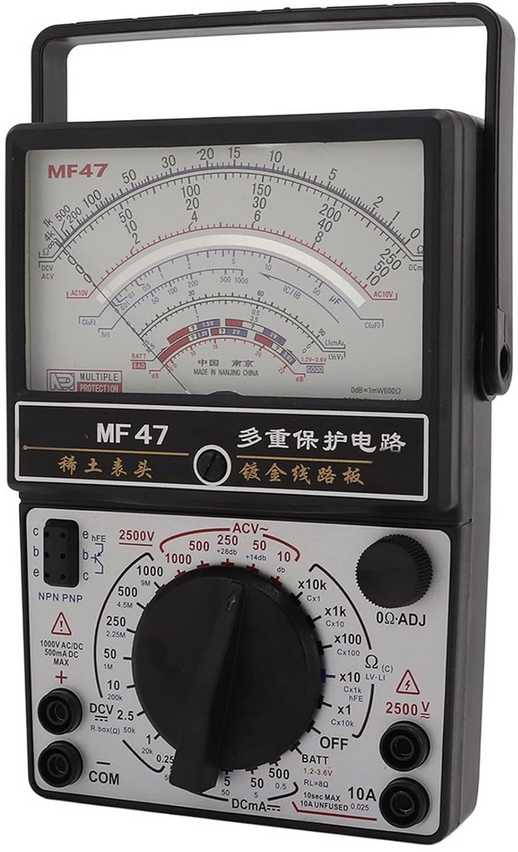 Analoge Spanningsmeter met Pointer voor Nauwkeurige Metingen