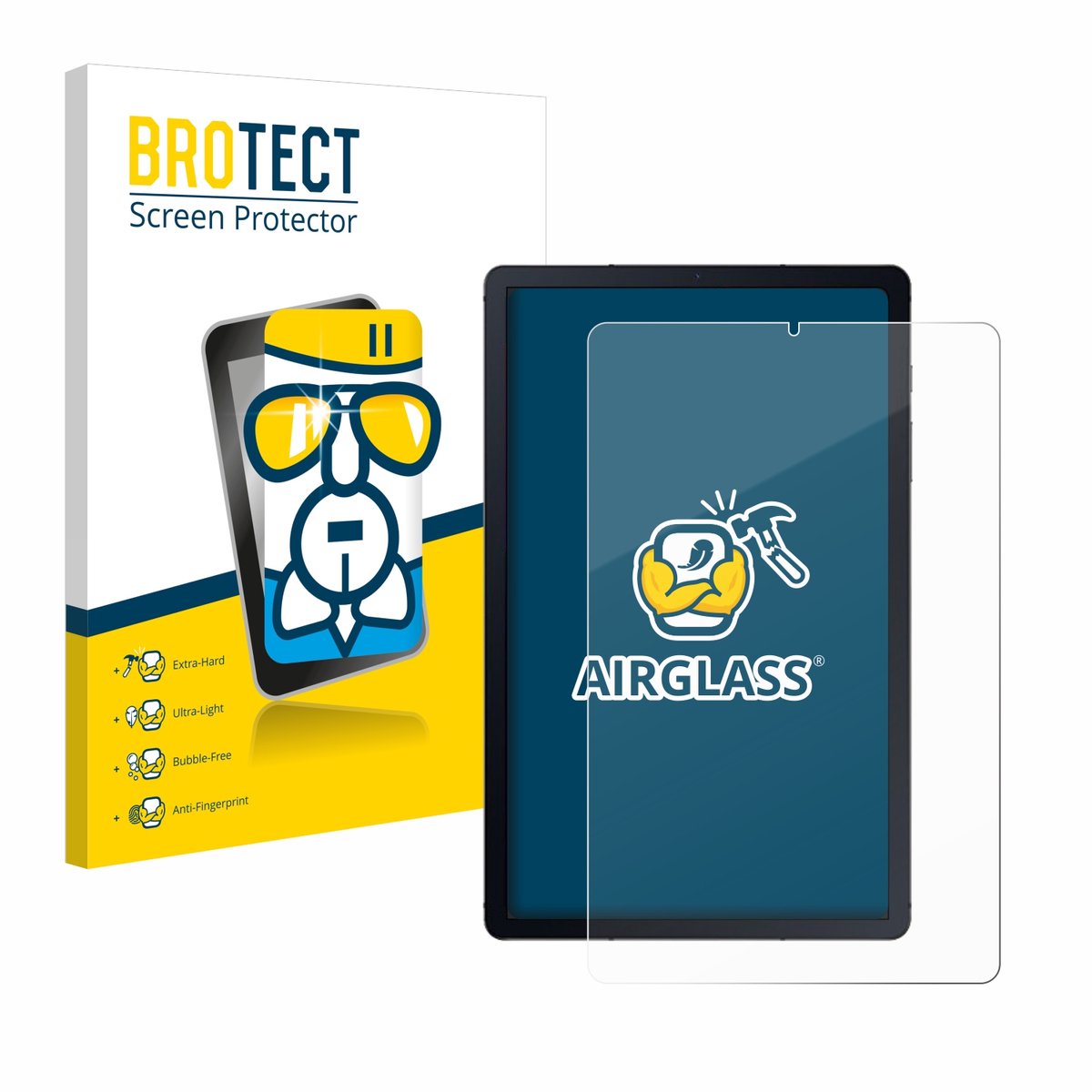 Screenprotector voor Samsung Galaxy Tab S6 Lite LTE 2024 Beschermglas transparant