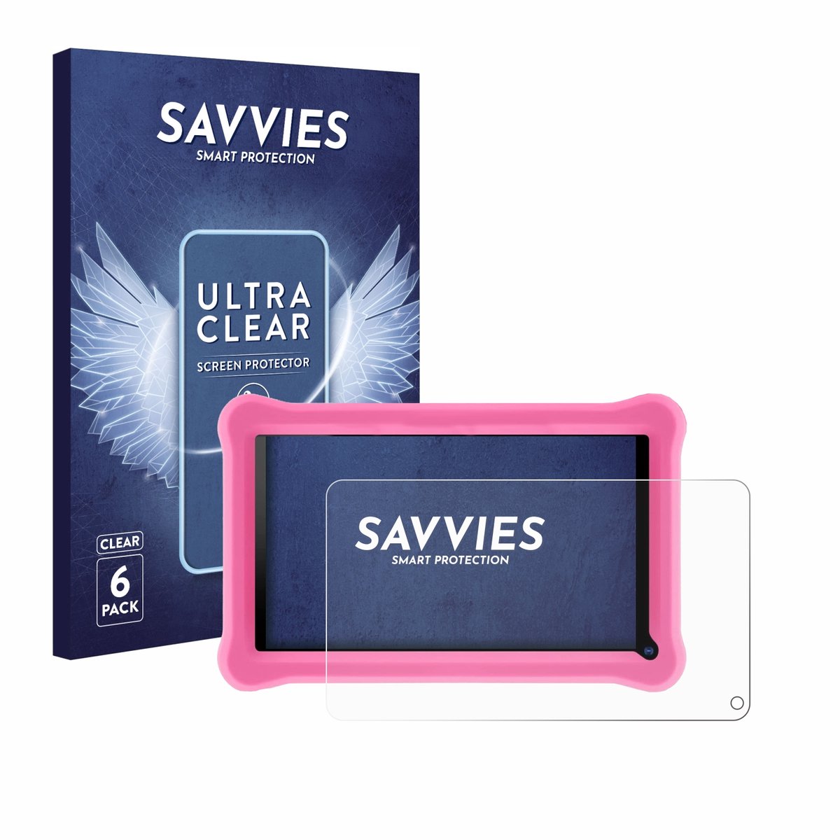 Savvies - Screenprotector voor Sannuo K708 7" - Folie Beschermfolie transparant 6 Stuks
