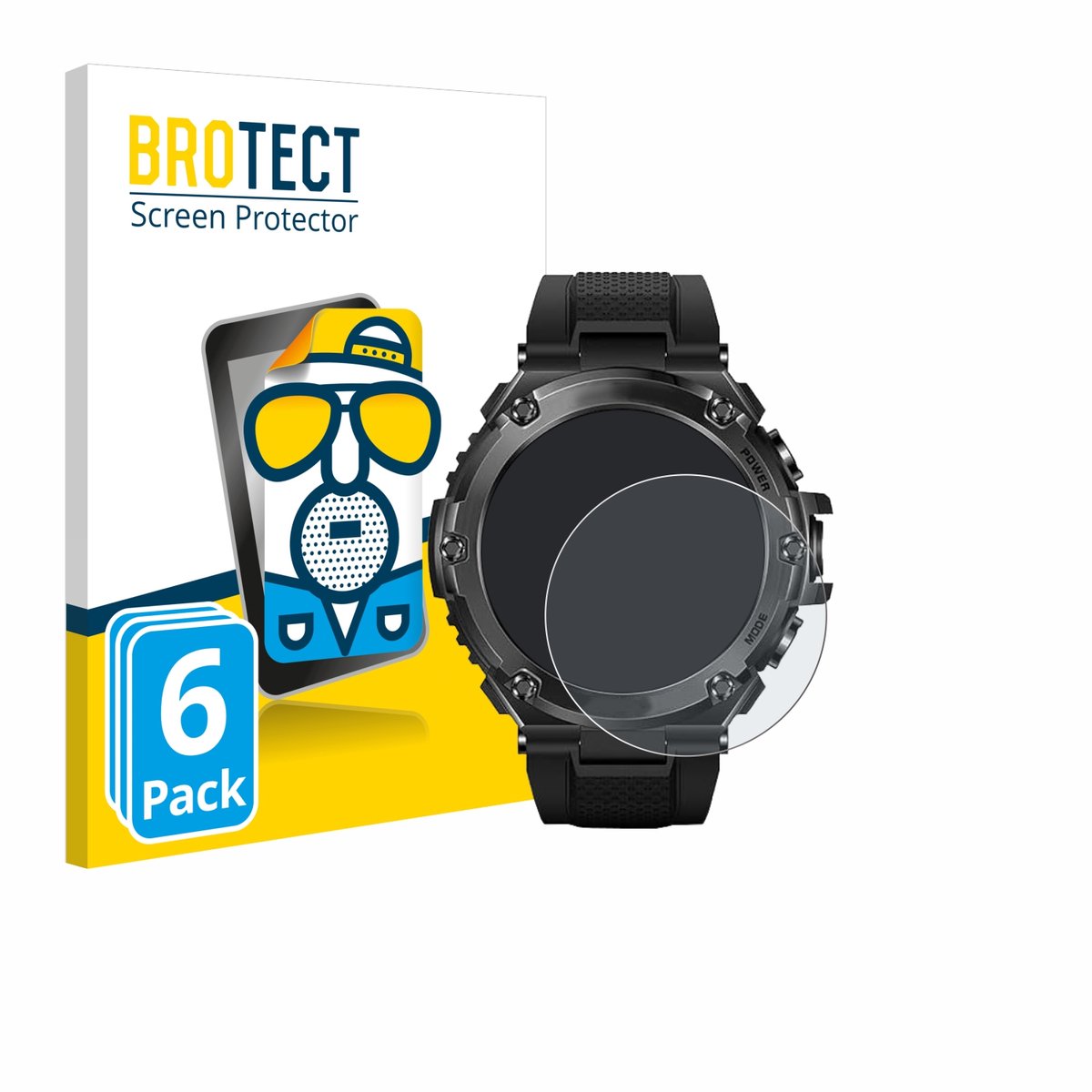 BROTECT - Screenprotector voor Stahlgear Titan Pro - Folie Beschermfolie matte 6 Stuks