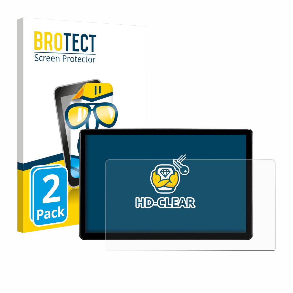 BROTECT - Screenprotector voor Skoda Elroq 85x 2026 - Folie Beschermfolie transparant