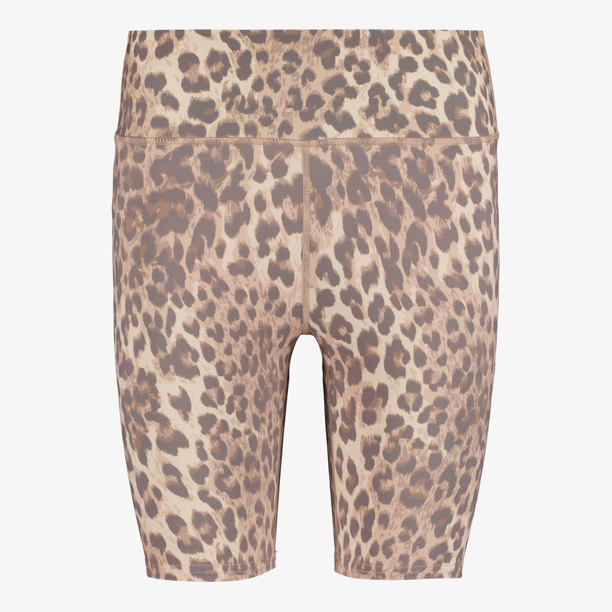 Osaga dames fietsbroek met panterprint beige bruin - Maat M