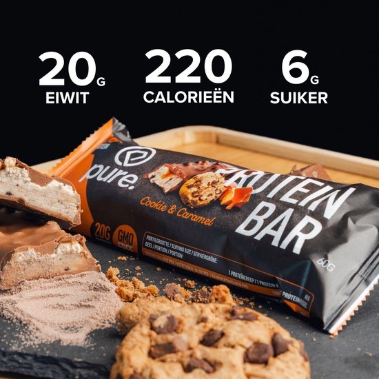 Pure. Protein Bar Crunchy - White Choco & Strawberry- 12 eiwitrepen - 18g protein van Pure — afbeelding 4