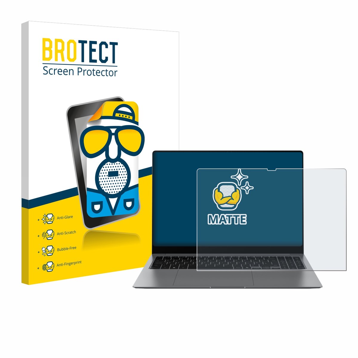 BROTECT - Screenprotector voor Samsung Galaxy Book5 Pro 16" - Folie Beschermfolie matte