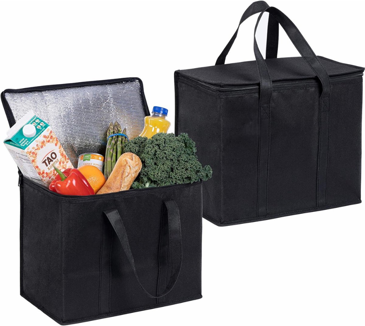 Zyrex® Bezorgtas - Pizzatas - Delivery box 29 Liter - Zwart - 22cm x 40cm x 33cm