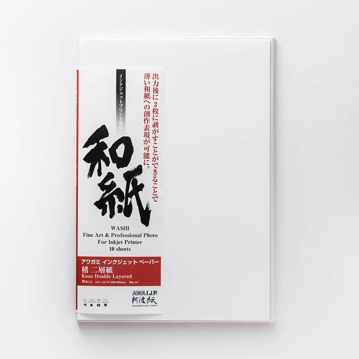 Awagami Kozo Double Layered 96grs. A3+/10vel.