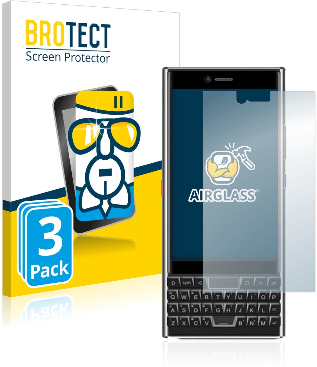 Screenprotector 3 Stuks voor Unihertz Titan Slim Beschermglas transparant