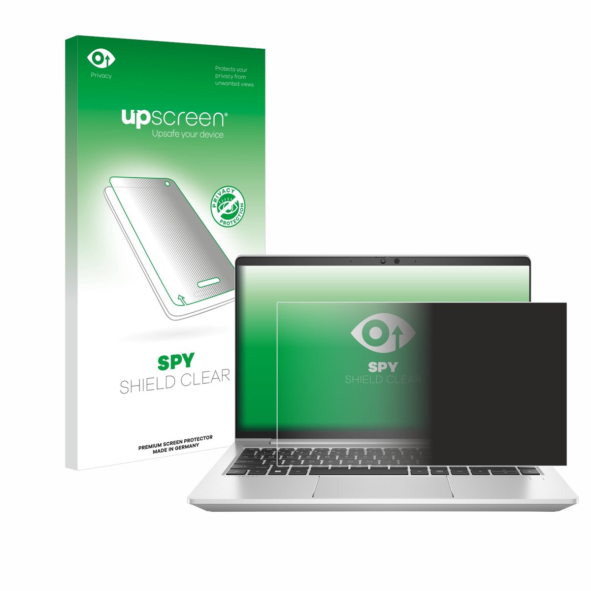 upscreen - privacy screenprotector voor HP EliteBook 645 G9 - Folie Beschermfolie Blauwlichtfilter