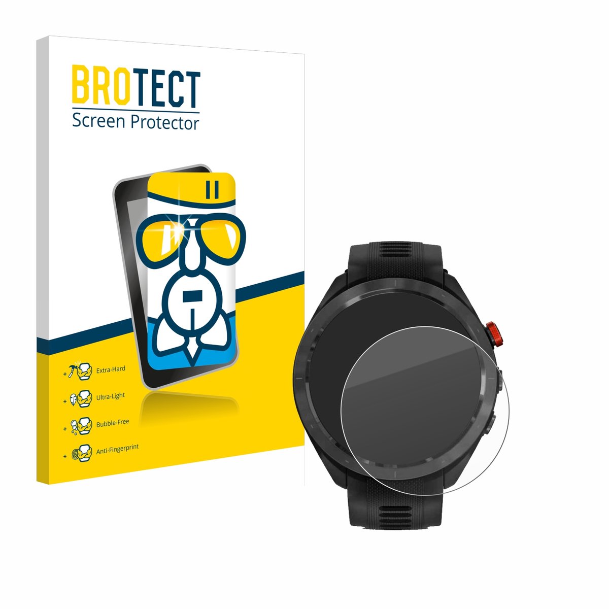 Screenprotector voor Garmin Approach S70 (47 mm) Beschermglas transparant