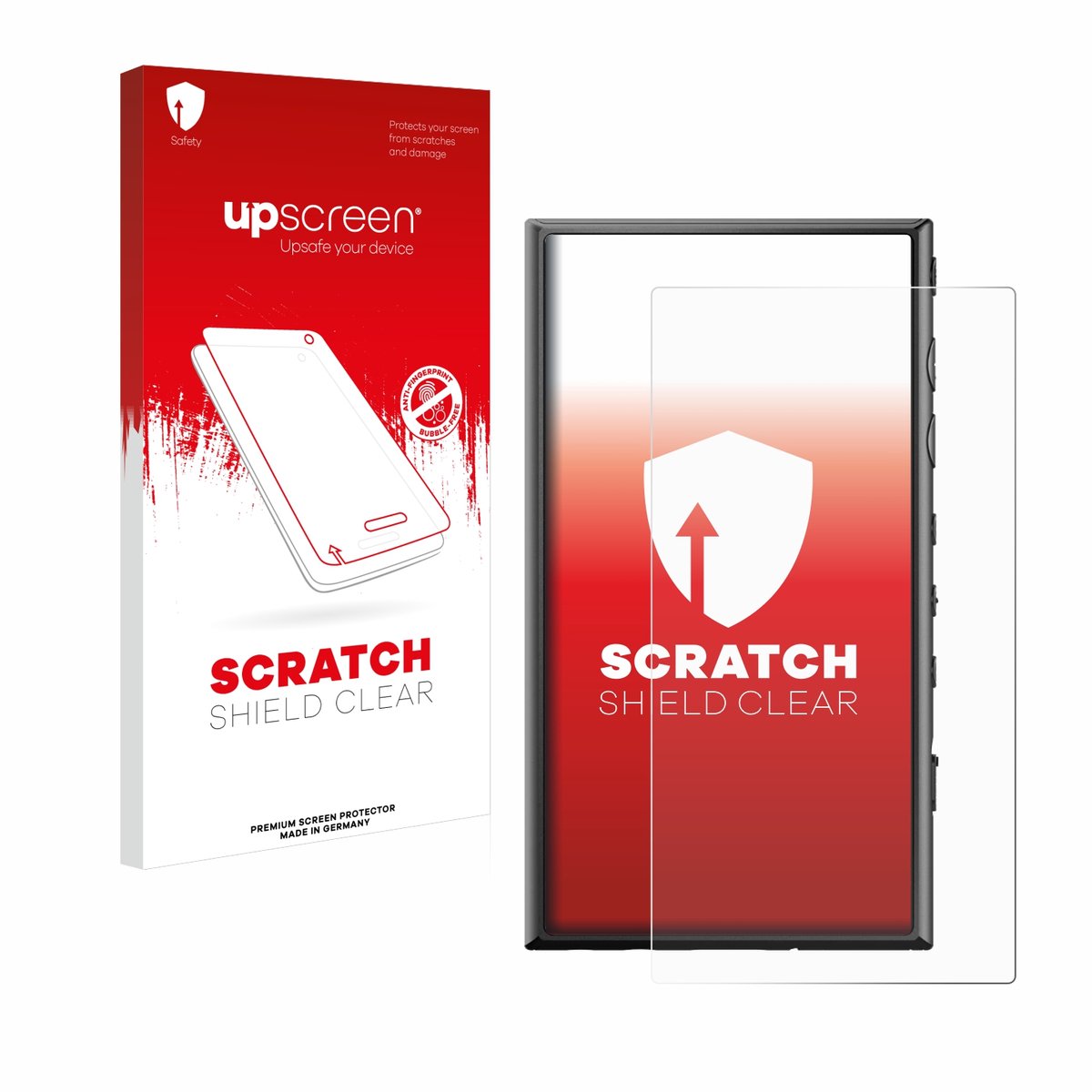 upscreen - Screenprotector voor Sony Walkman NW-A306 - Folie Beschermfolie transparant