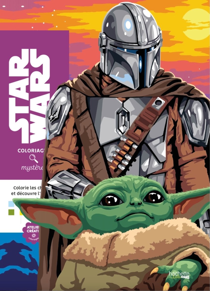 Atelier Créatif Autres licences COLORIAGES MYSTERES - STAR WARS - Hachette - kleuren op nummer kleurboek