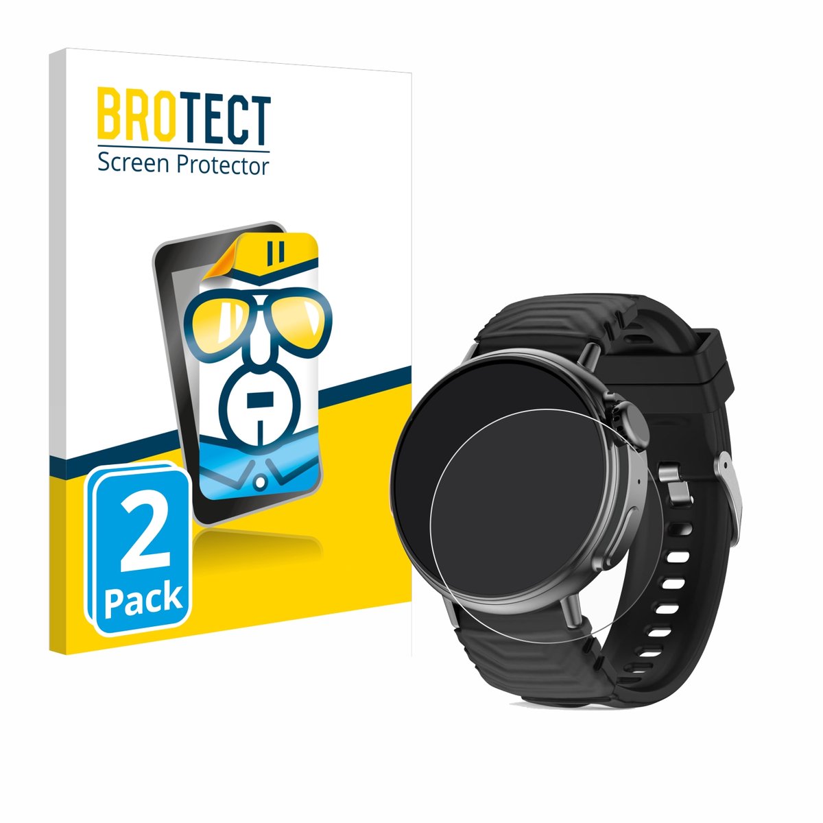 BROTECT - Screenprotector voor AMZSA GT88 - Folie Beschermfolie transparant 2 Stuks