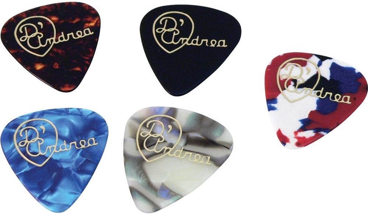 Dunne plectrums voor Gitaar - Zwart - 12 Stuks