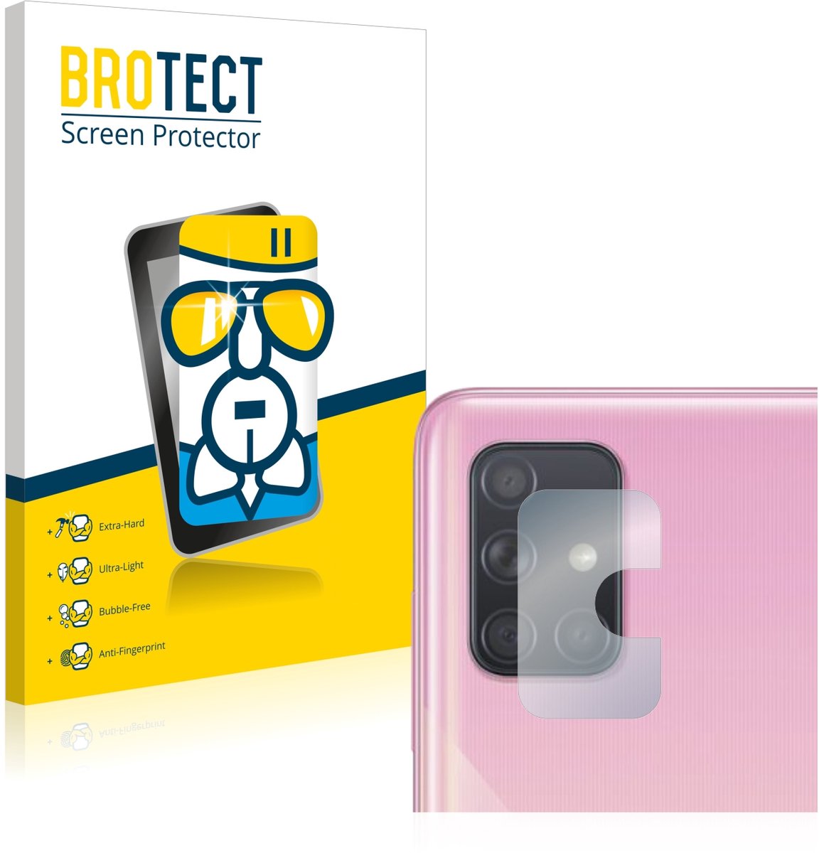 Screenprotector voor Samsung Galaxy A71 (ALLEEN Camera Lens) Beschermglas transparant