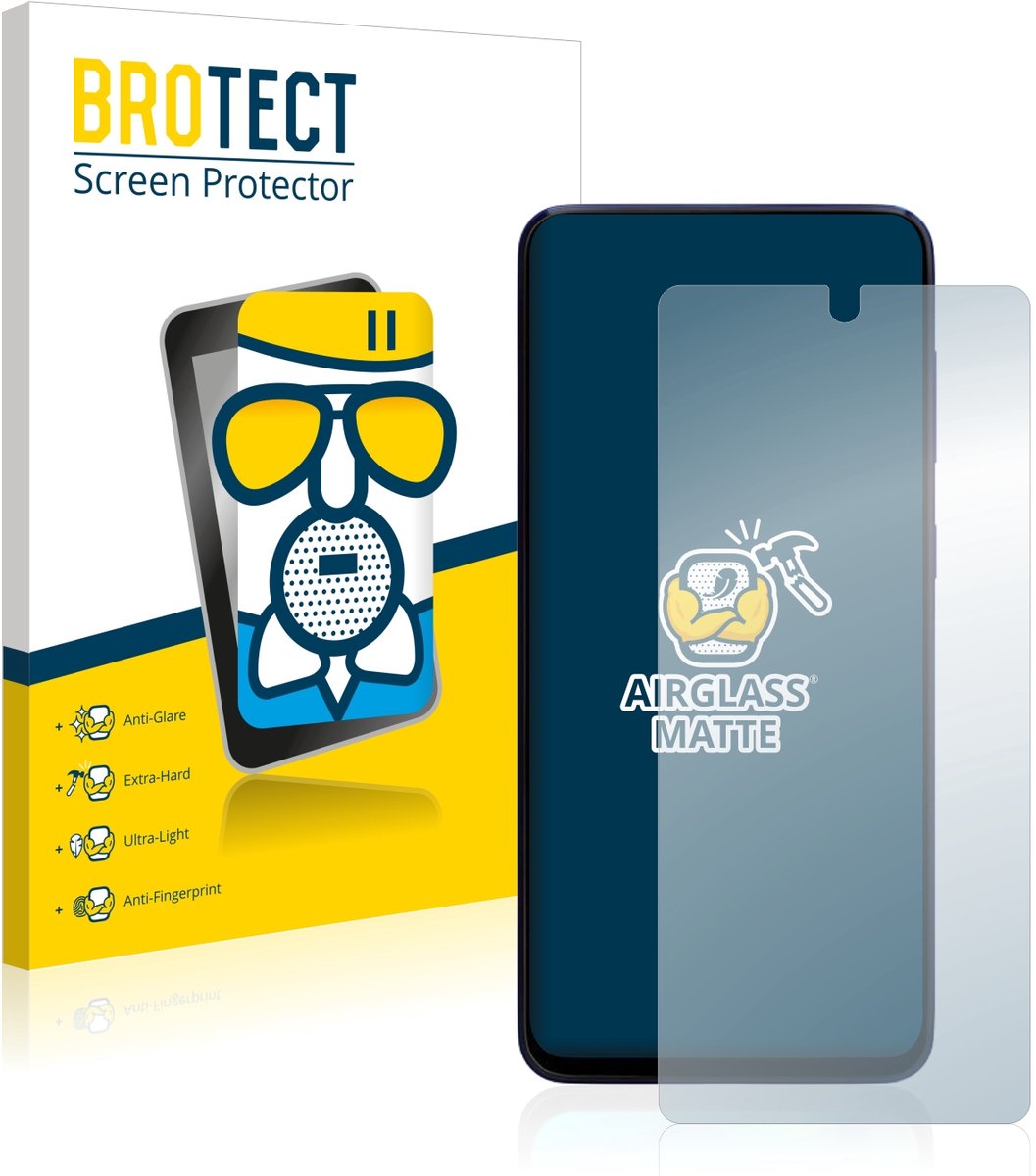 BROTECT - Screenprotector voor Samsung Galaxy M51 - Folie Beschermfolie Beschermglas matte