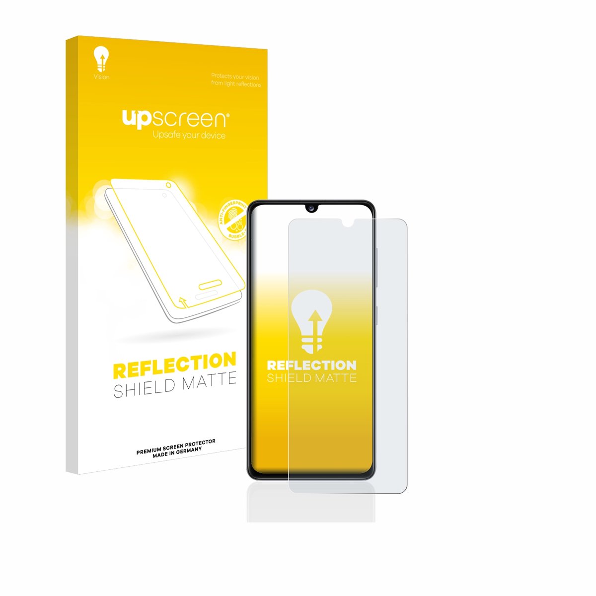 upscreen - Screenprotector voor Samsung Galaxy A41 - Folie Beschermfolie anti glare matte