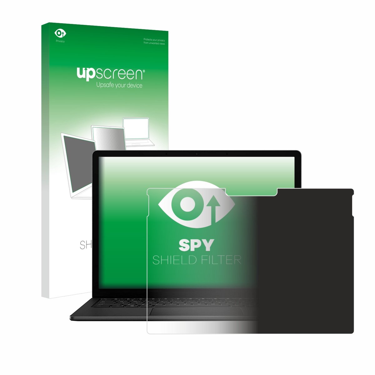 upscreen - privacyscherm voor Microsoft Surface Book 3 13.5" - privacy filter screenfilter Blauwlichtfilter