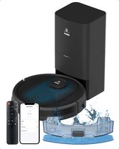 CleanWise Hans – Robotstofzuiger met dweilfunctie & automatisch leegstation – LiDAR navigatie, 7000 Pa zuigkracht, tot 180 m², app- en spraakbediening, geschikt voor huisdieren, harde vloeren & tapijt