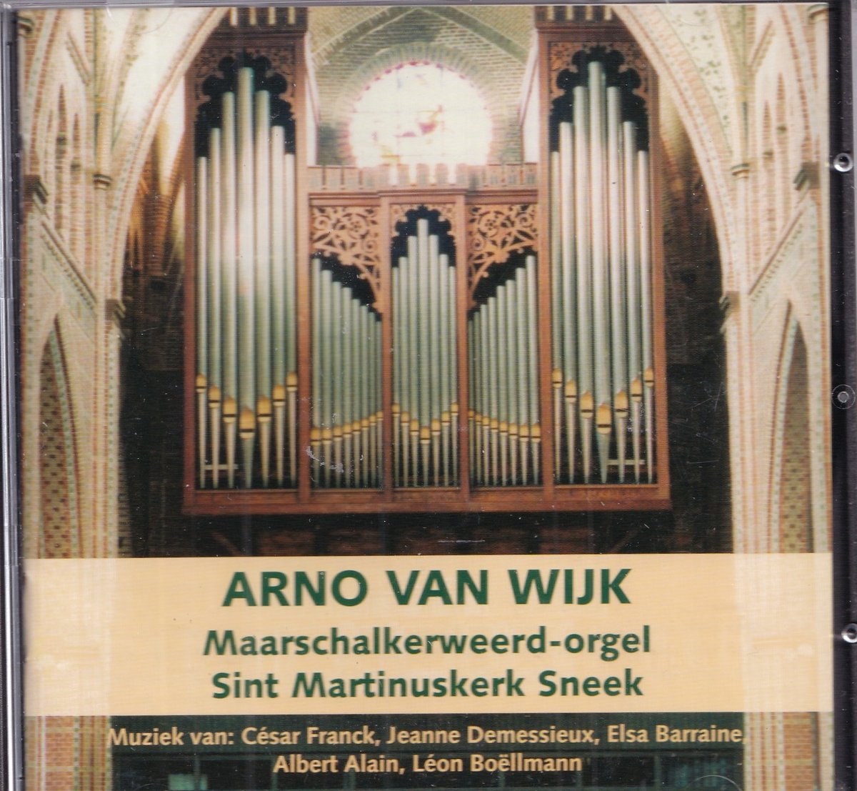 Arno van Wijk bespeelt het Maarschalkerweerd-orgel van de Sint-Martinuskerk te Sneek