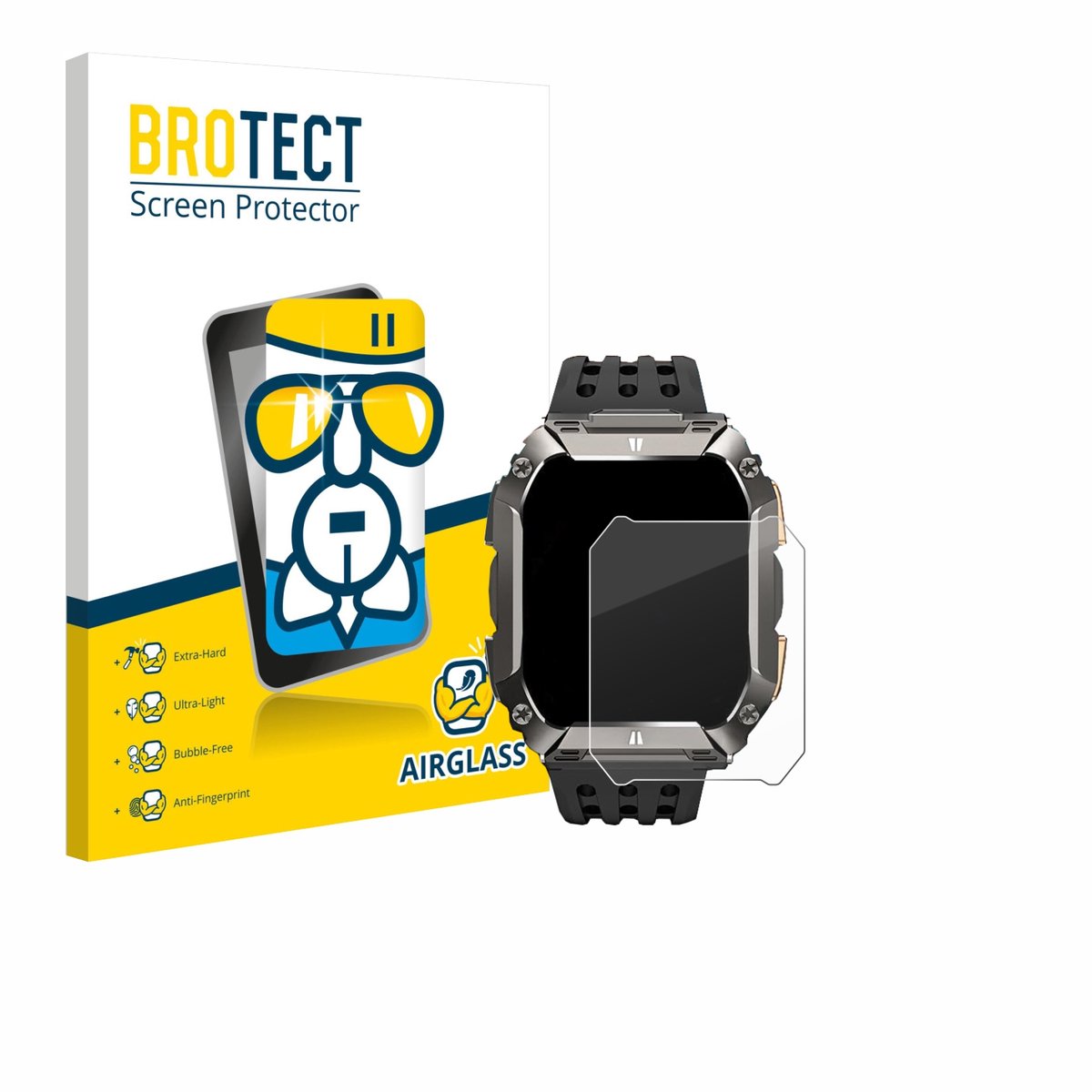 Screenprotector voor Banlvs G68 2.01" Beschermglas transparant