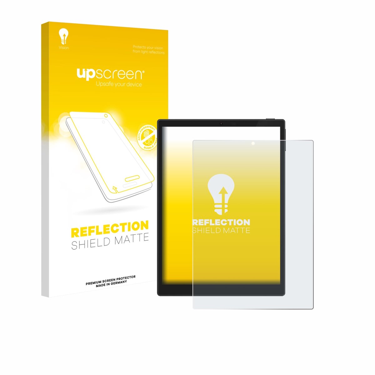 upscreen - Screenprotector voor Hannspree Lumo 7.8 - Folie Beschermfolie anti glare matte