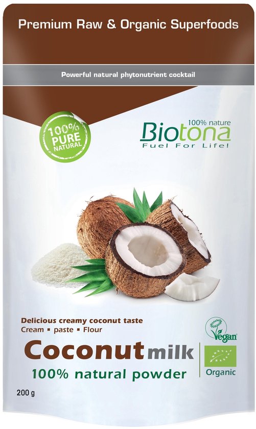 Biotona Coconut Milk Natural Powder Bio 200 Poeder