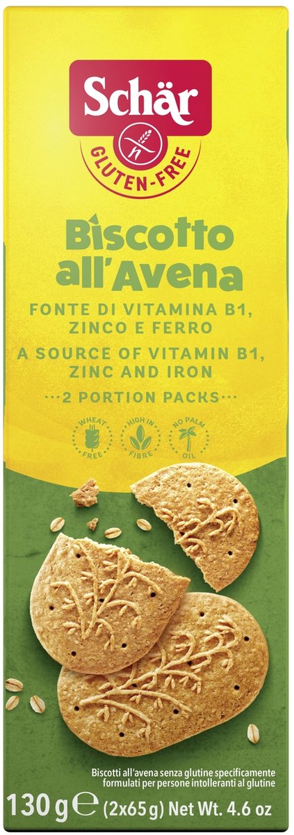 Schar Haver biscuits glutenvrij 130 Gram