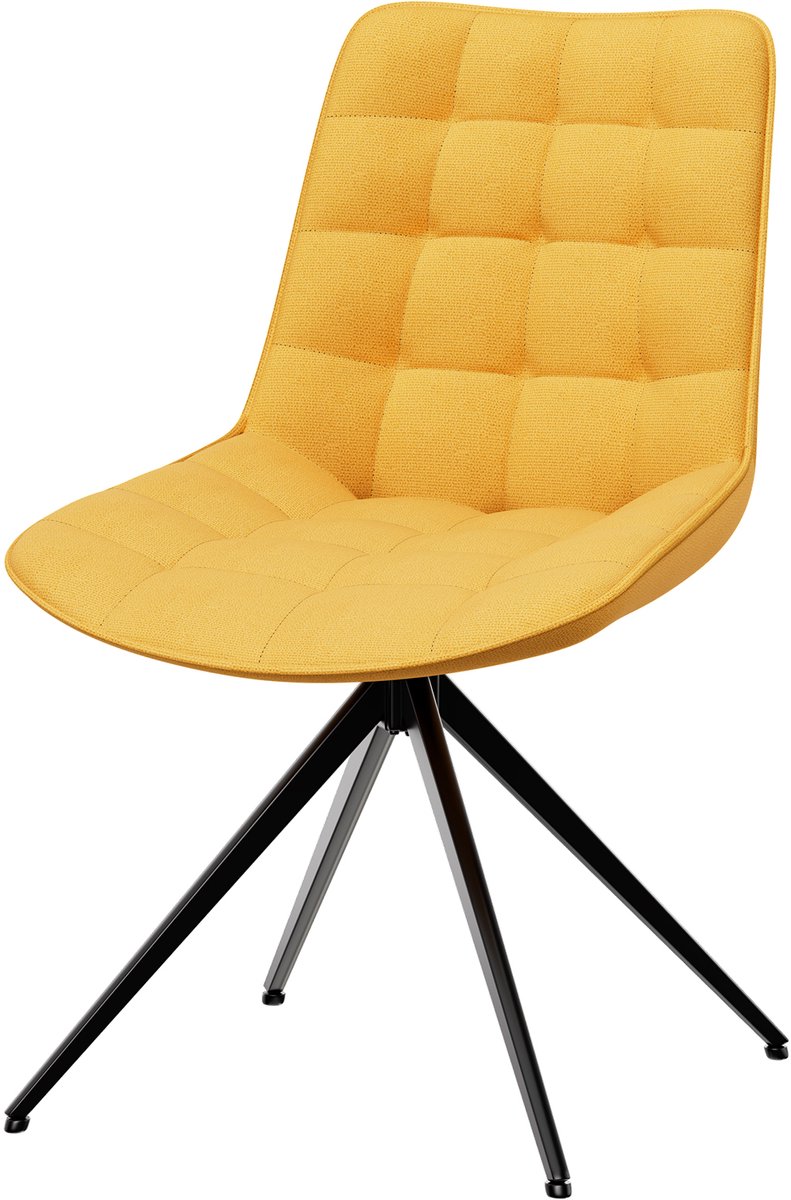 HOMAVO YZ4 Stoelenset – 4 stuks – Eetkamerstoelen 360° draaibaar – Modern & Comfortabel – 53x62x85,5 cm – Beschikbaar in meerdere kleuren en materialen