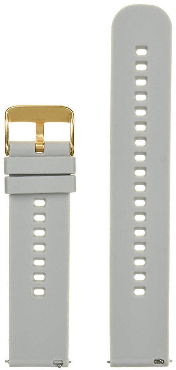 Pacific - Horlogeband - Jasgrijs-Goud - 18mm