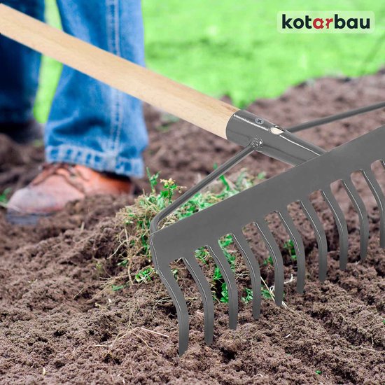 KOTARBAU, Bladhark, Metaal, 46cm, 18 Tanden, Houten Steel van Merkloos	 — afbeelding 5