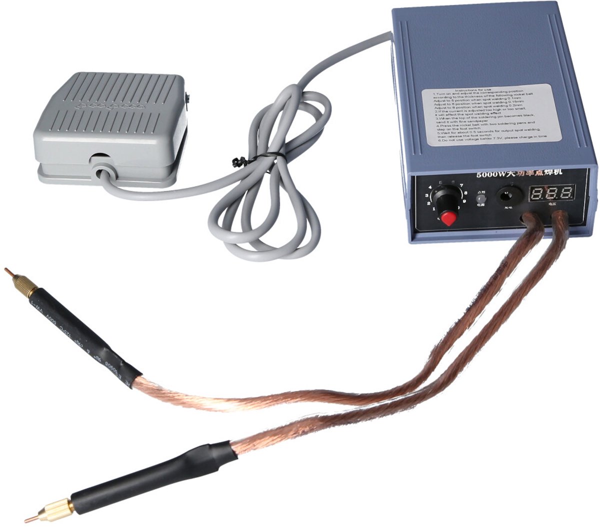 Spot Welder 800A – 18650 Batterij Puntlas Machine – Nikkel Strip Lasapparaat voor DIY Battery Pack & Reparatie