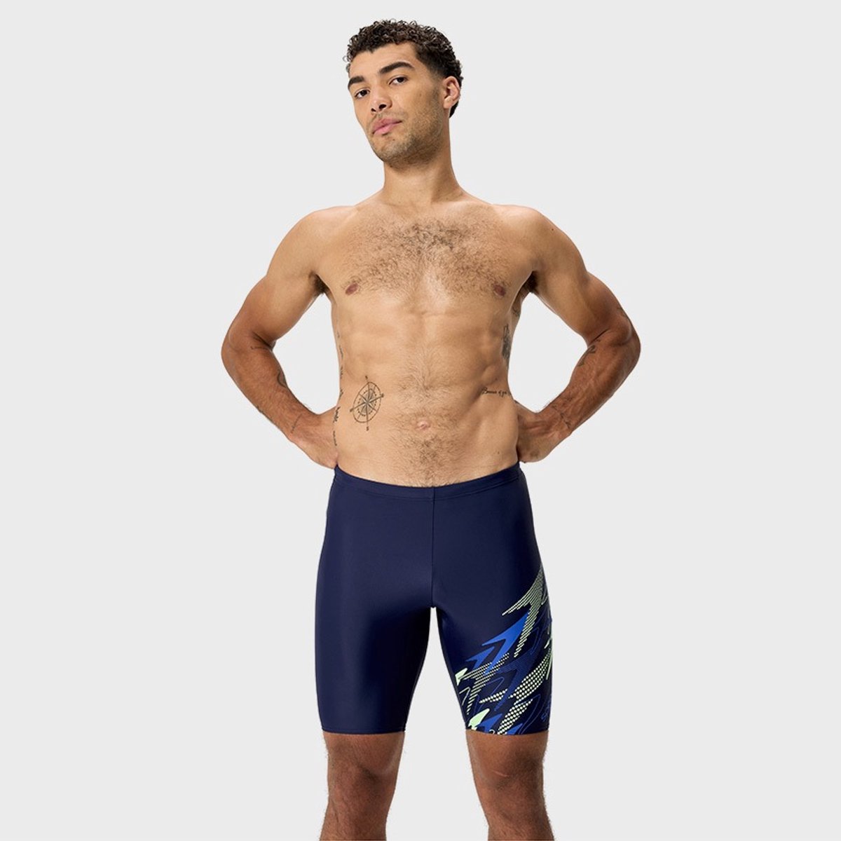 Speedo Medley Logo Jammer Heren Sportzwembroek - Marine/Blauw — afbeelding 20
