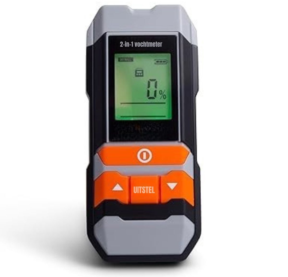 MIRA® Vochtmeter Muren - Vochtmeter - Vochtmeter Hout Met Opbergzakje - Oranje - 6cm x 6cm x 14cm