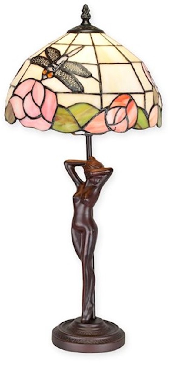 Tiffany stijl tafellamp 55 cm hoog