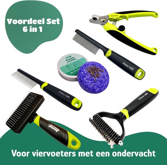 Mister Mill 6-in-1 complete verzorgingsset kat hond ondervacht