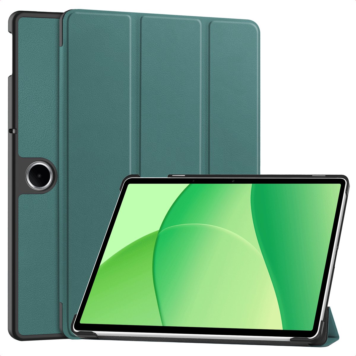 imoshion Tablet Hoes - Geschikt voor OnePlus Pad Lite - Trifold Bookcase - Donkergroen